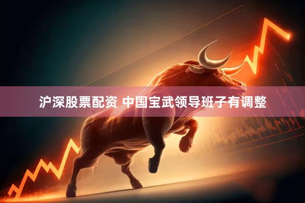 沪深股票配资 中国宝武领导班子有调整
