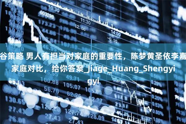 盛谷策略 男人有担当对家庭的重要性,陈梦黄圣依李嘉格家庭对比,给你答案_Jiage_Huang_Shengyi